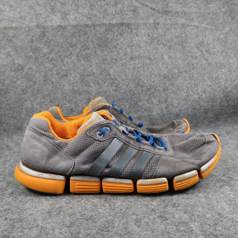 Adidas Shoes Mens 8 Athletic Trainers Running Sneaker Casual Lace Up Active Grey